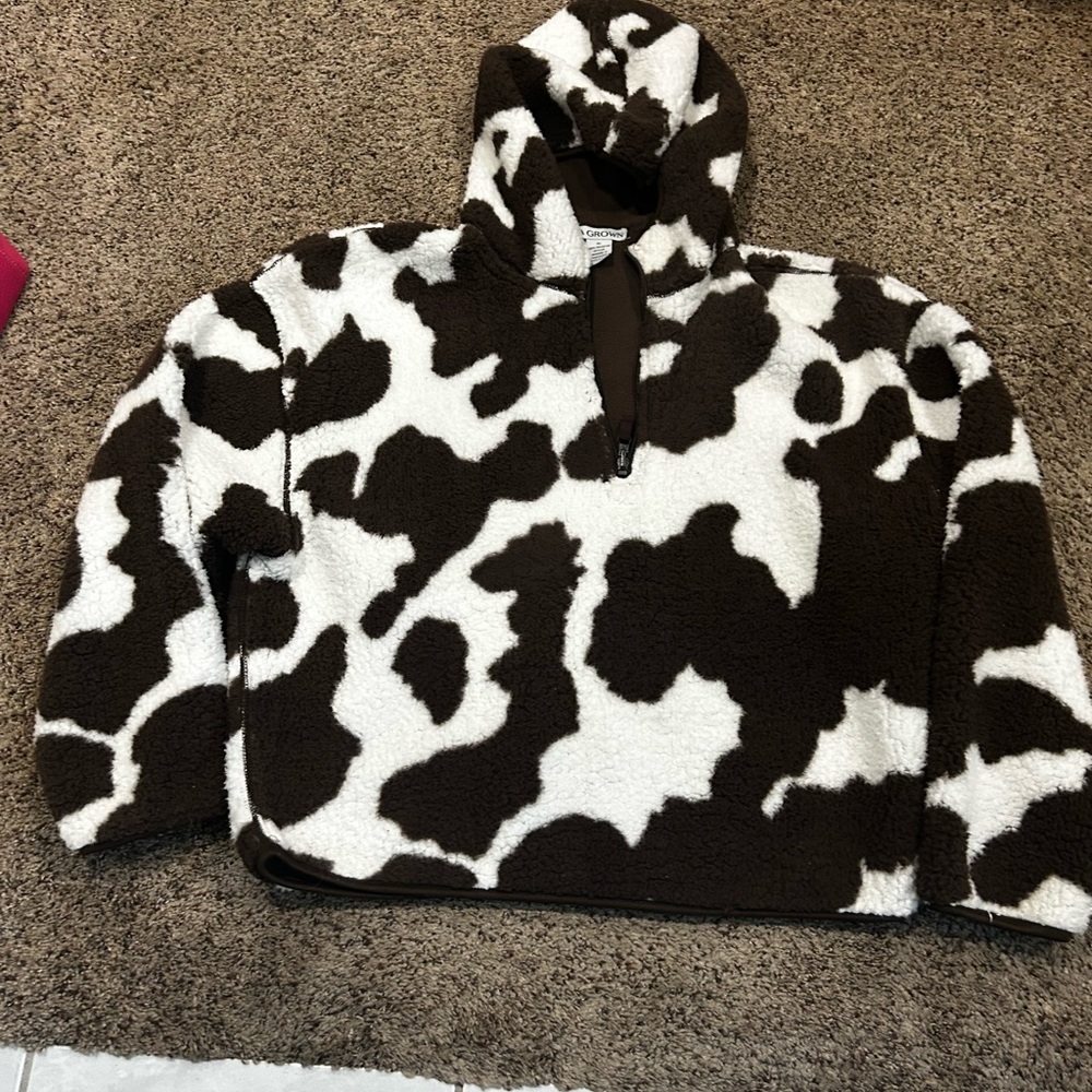 Brown Teddy Jacket with Cozy Hood